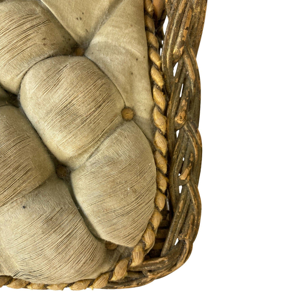 Ancien fauteuil chaise poupée porcelaine Jumeau Steiner