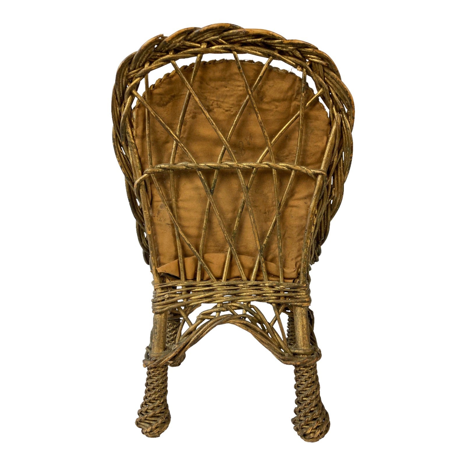 Ancien fauteuil chaise poupée porcelaine Jumeau Steiner