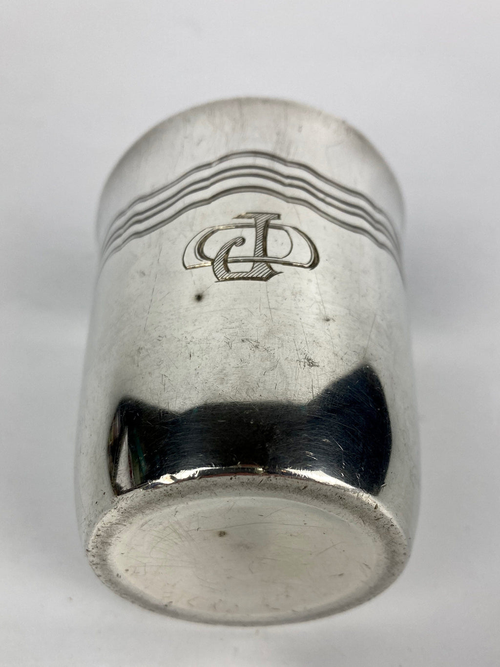 Ancienne timbale art-déco argent massif minerve  Hénin & cie