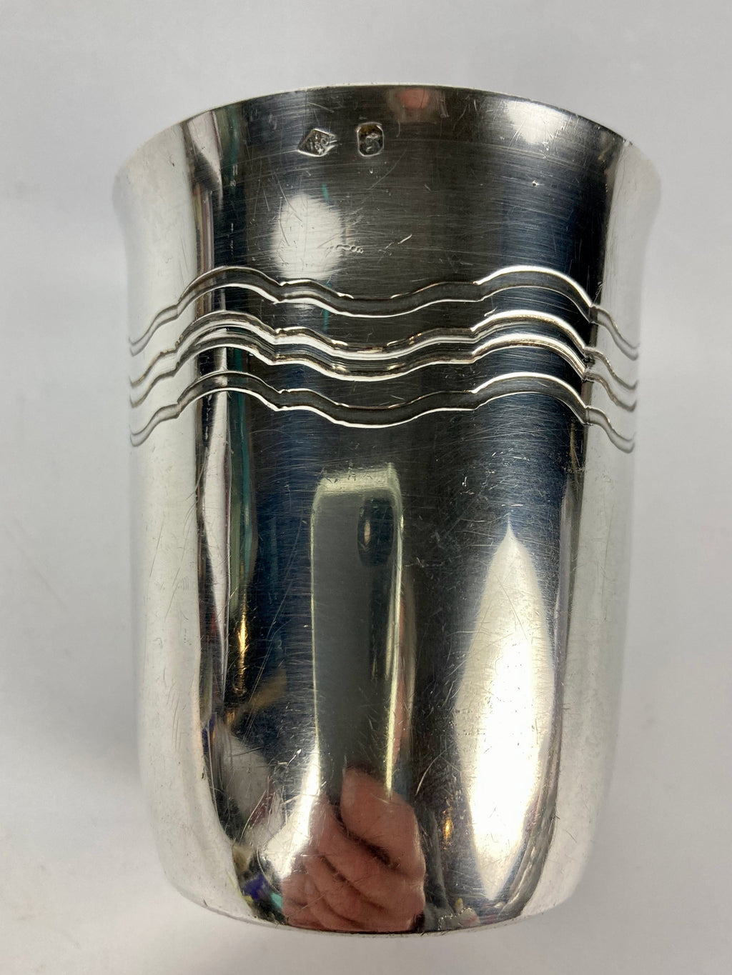 Ancienne timbale art-déco argent massif minerve  Hénin & cie