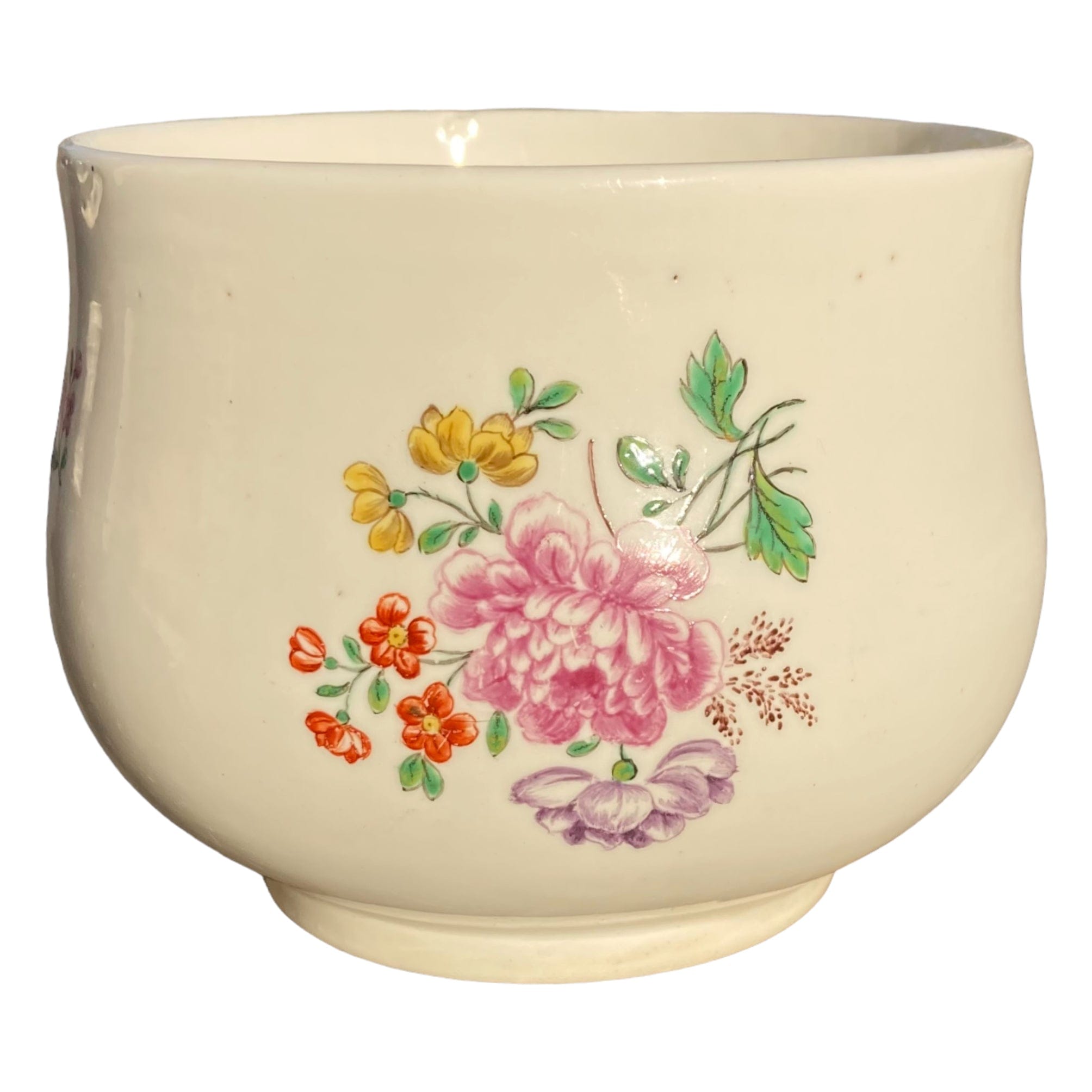 Pot porcelaine tendre Chantilly XVIIIe.