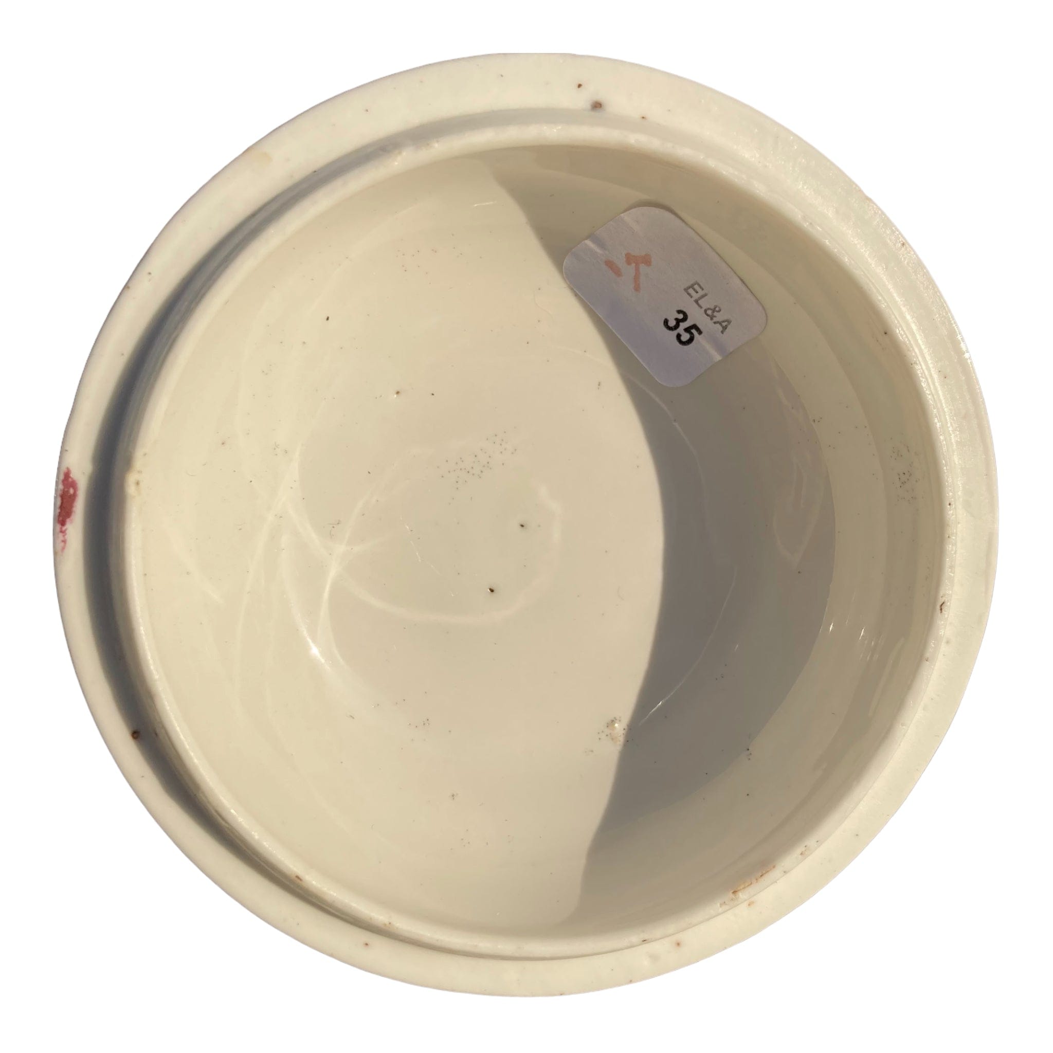 Pot porcelaine tendre Chantilly XVIIIe.