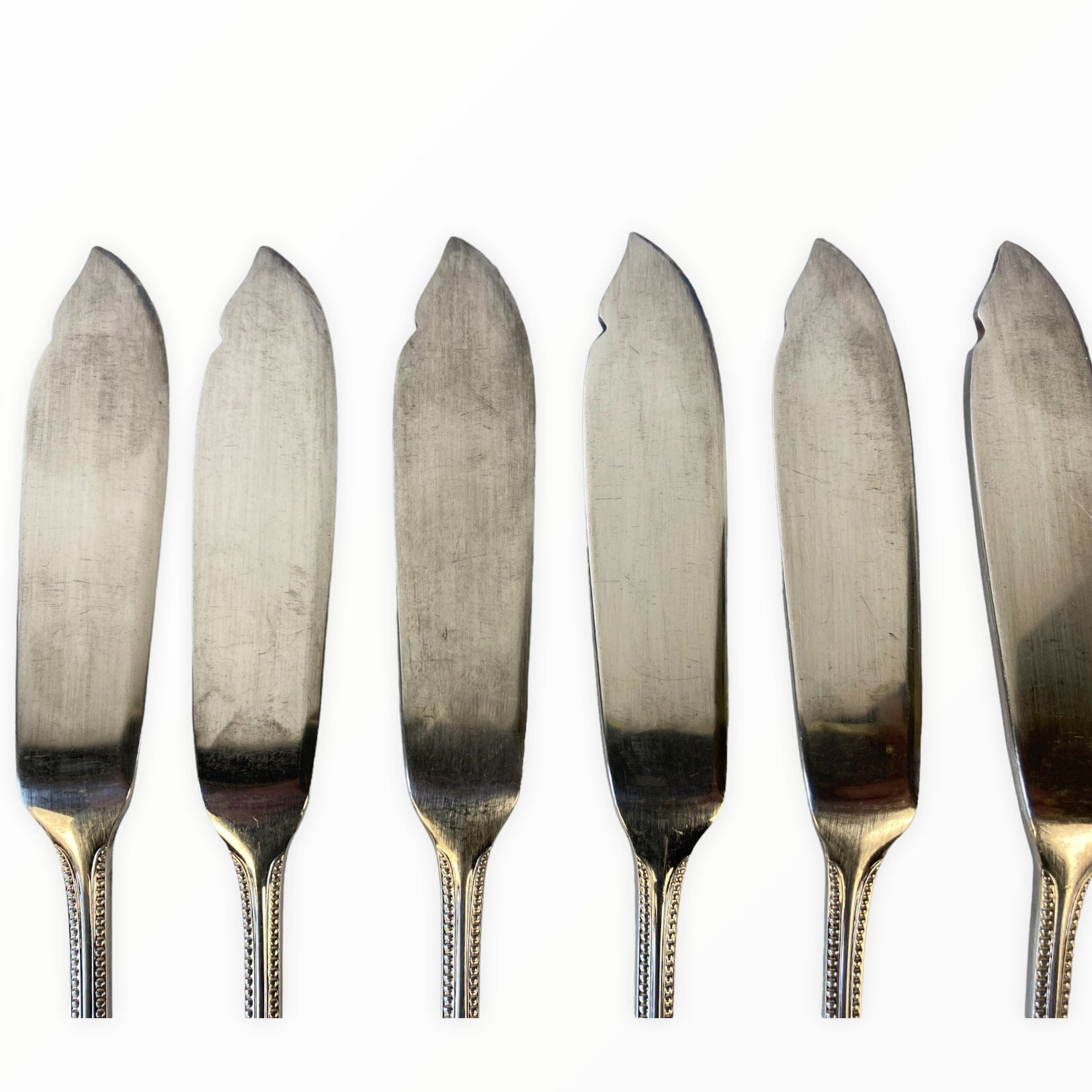 Maison Christofle perles 9 coltelli da pesce