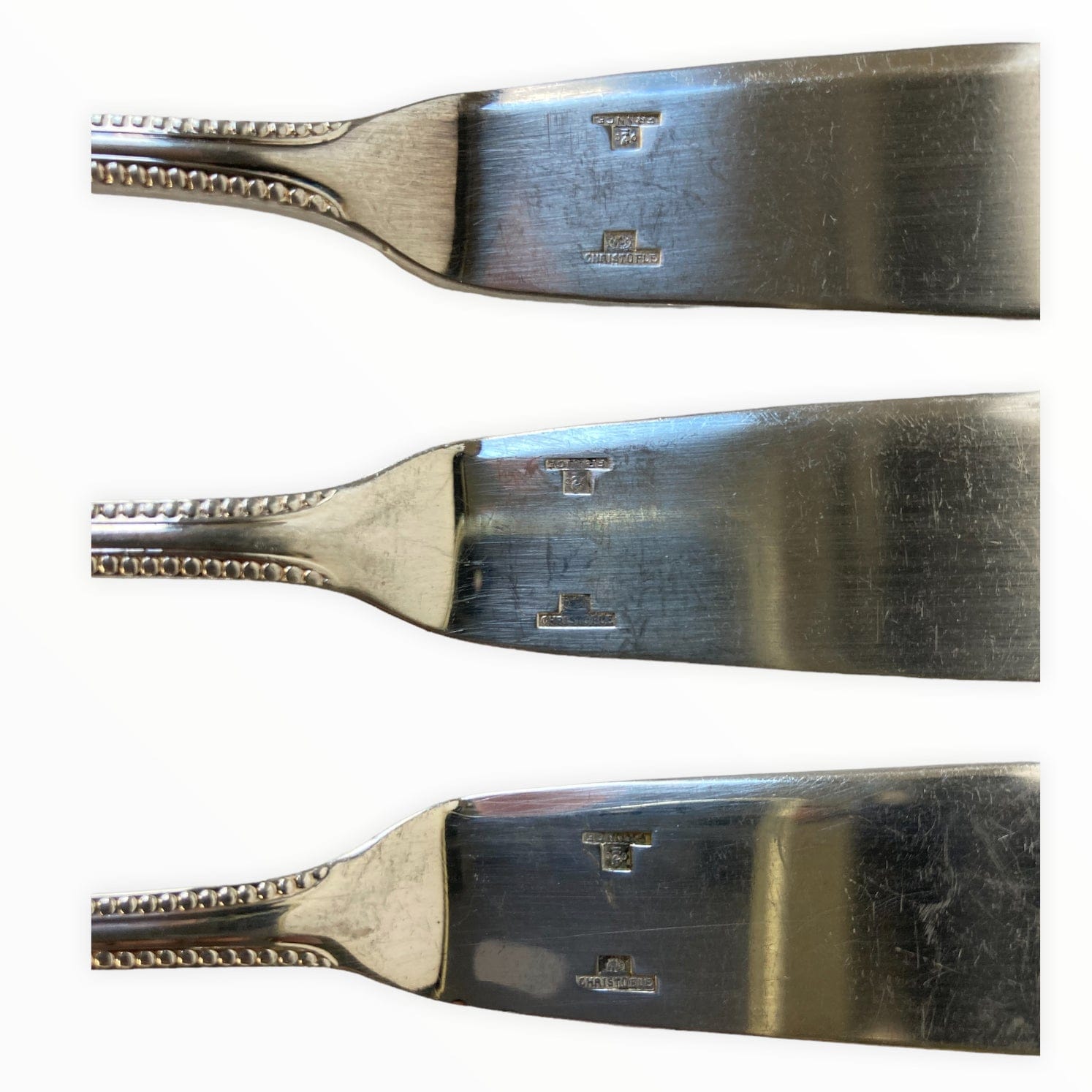 Maison Christofle perles 9 coltelli da pesce