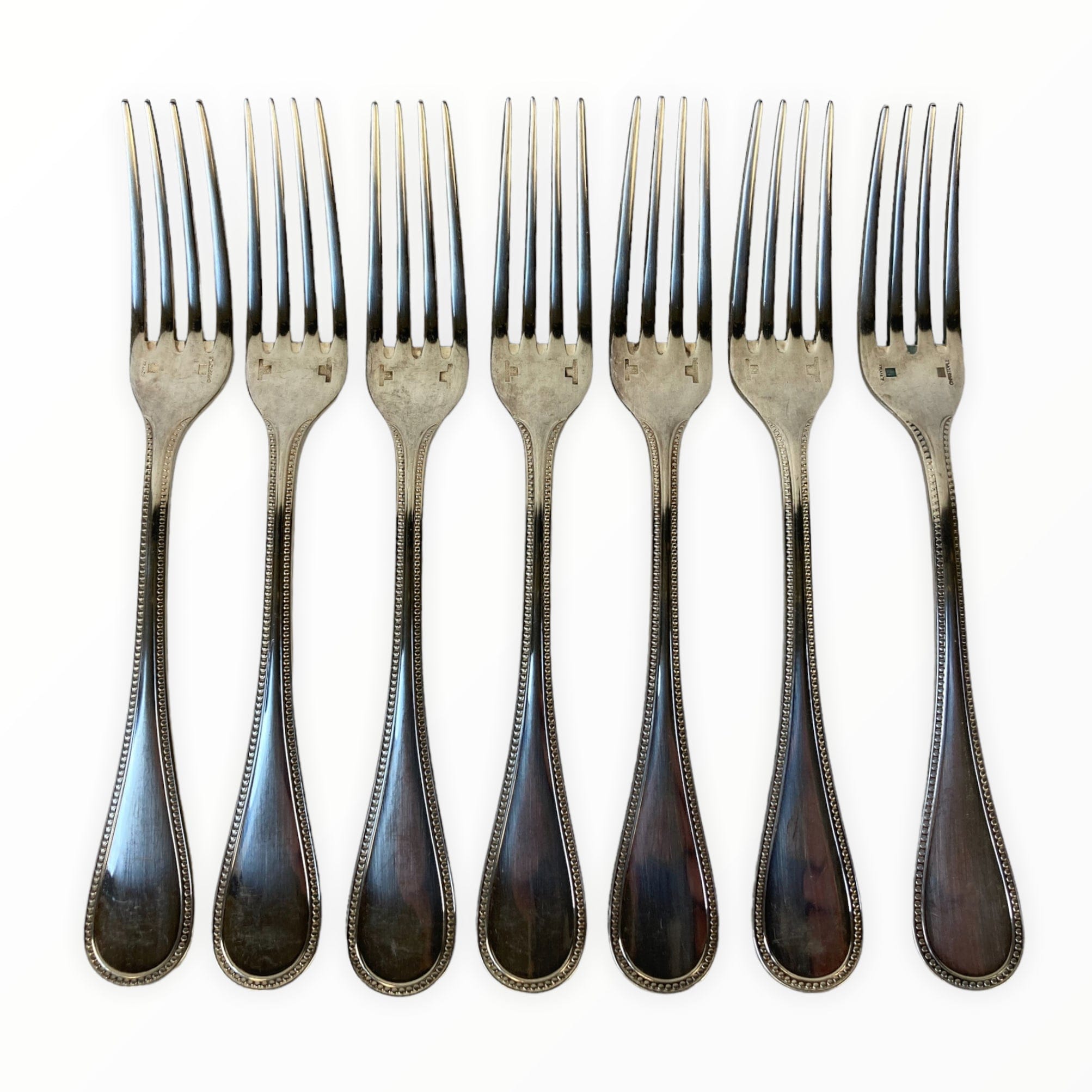 Maison Christofle perle fourchettes à entremets