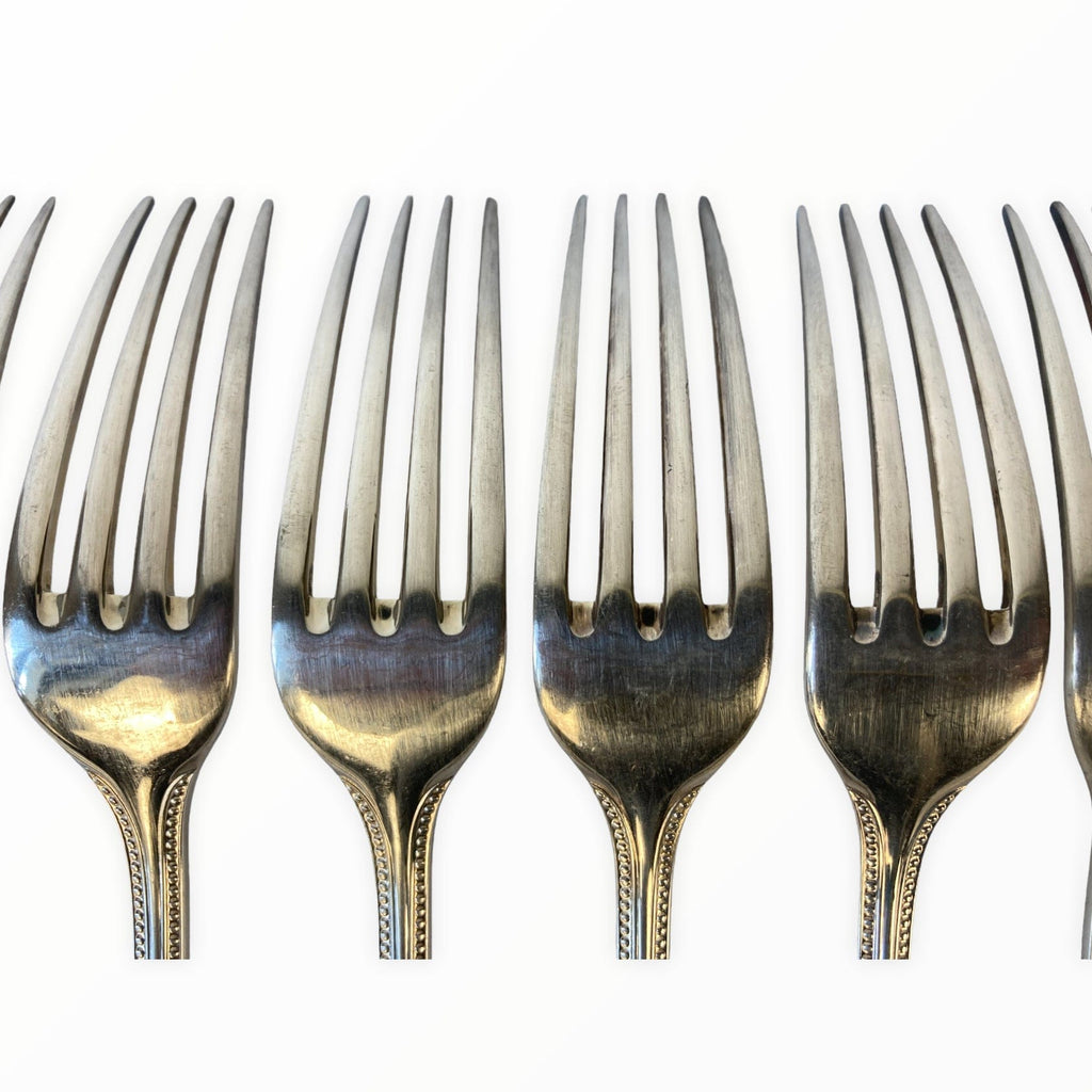 Maison Christofle perle fourchettes à entremets
