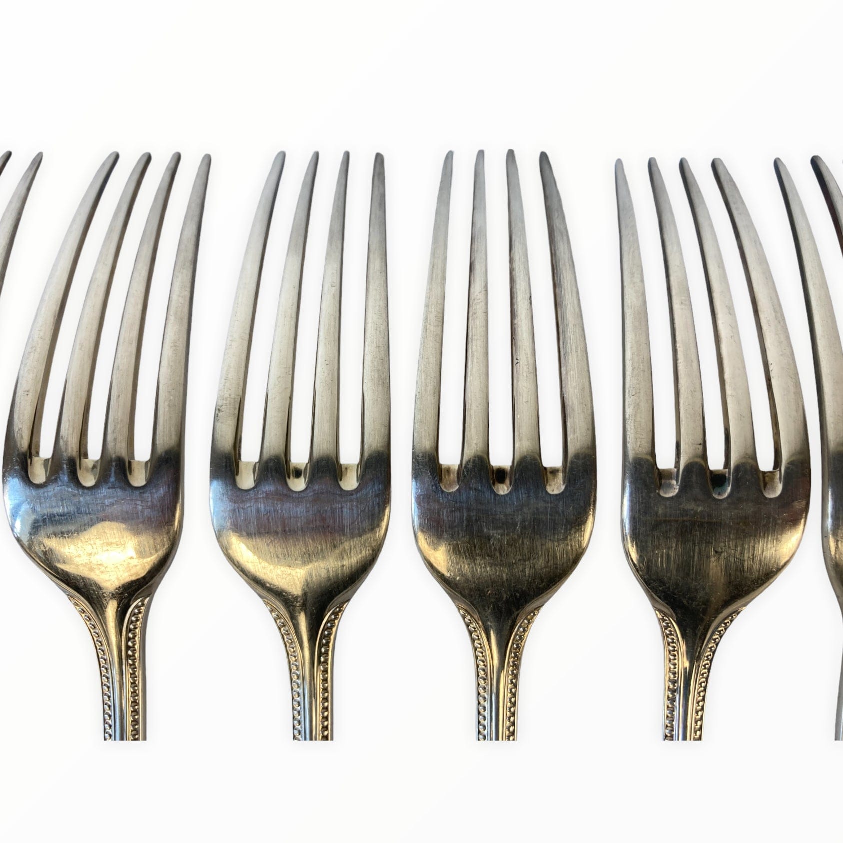 Maison Christofle perle fourchettes à entremets