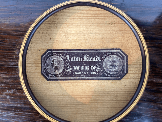 CITHARE XIX ANTON KIENDL VIENNE AUTRICHE