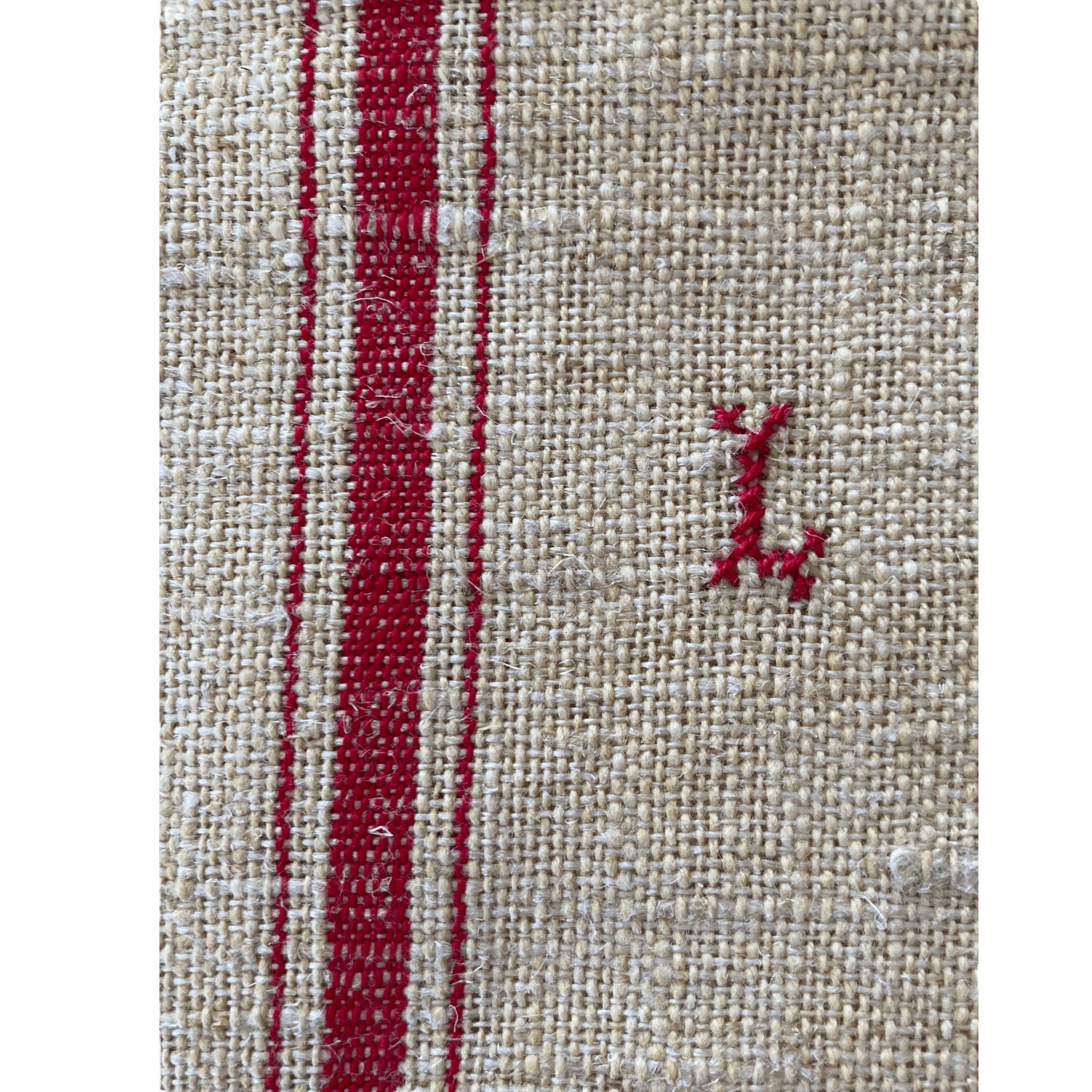 Torchon ancien en chanvre naturel