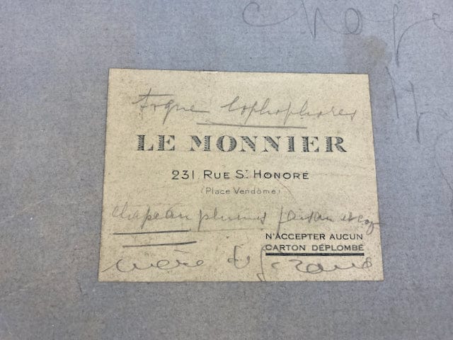 Chapeau Le Monnier Paris