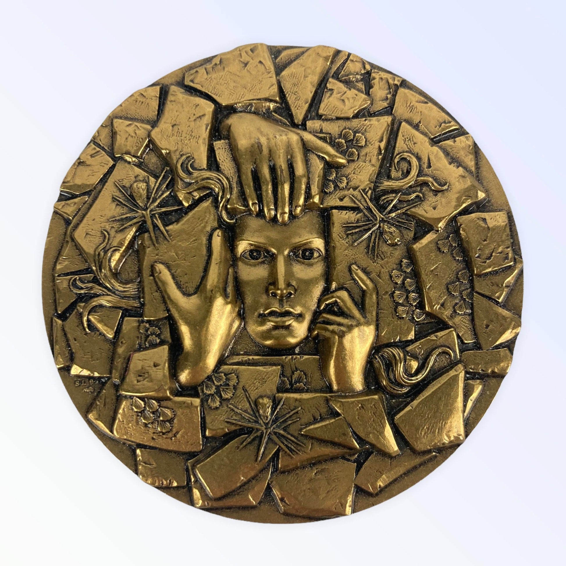 Médaille secours populaire bronze 1945/95 cinquantenaire