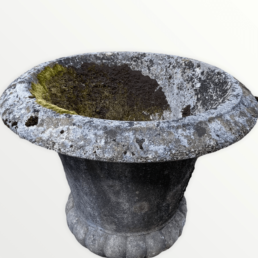 Paire de grands vases médicis en pierre reconstituée XX