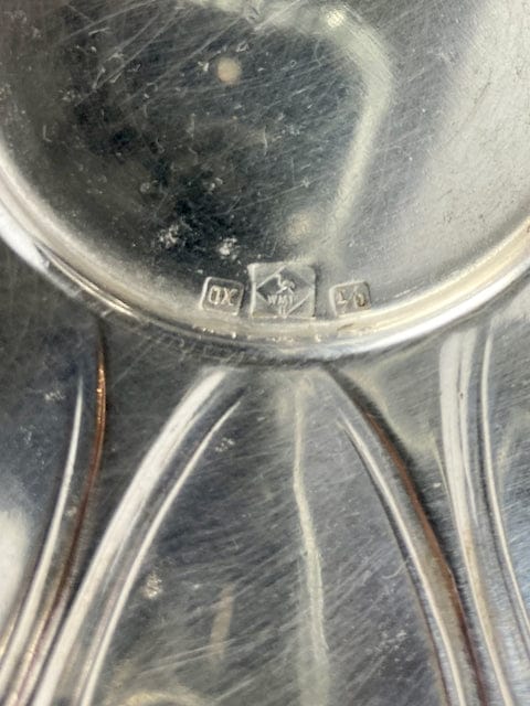 Tasse Art Nouveau WMF 1900 métal argenté Trèfle