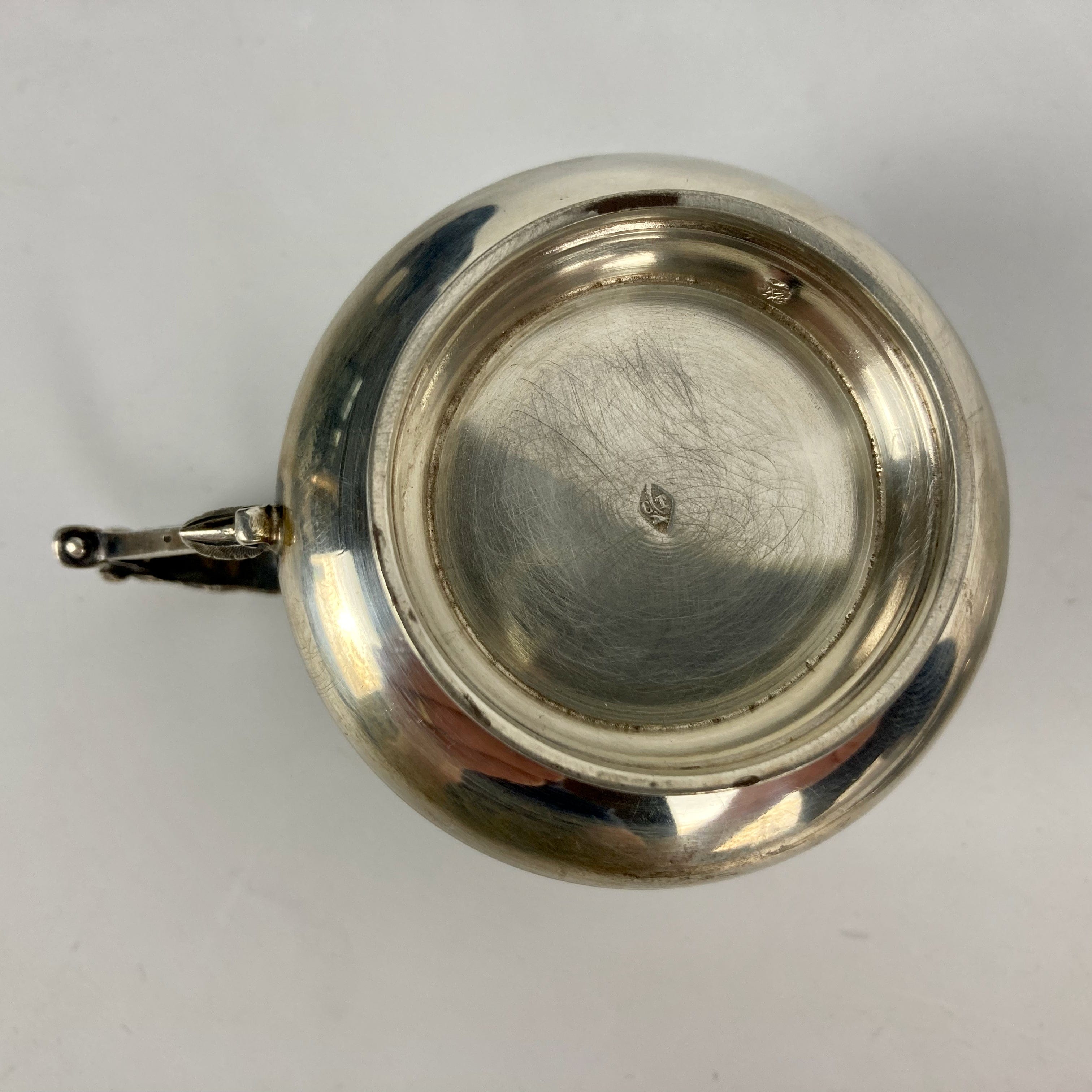 Tasse à thé argent massif vermeil fin XIX