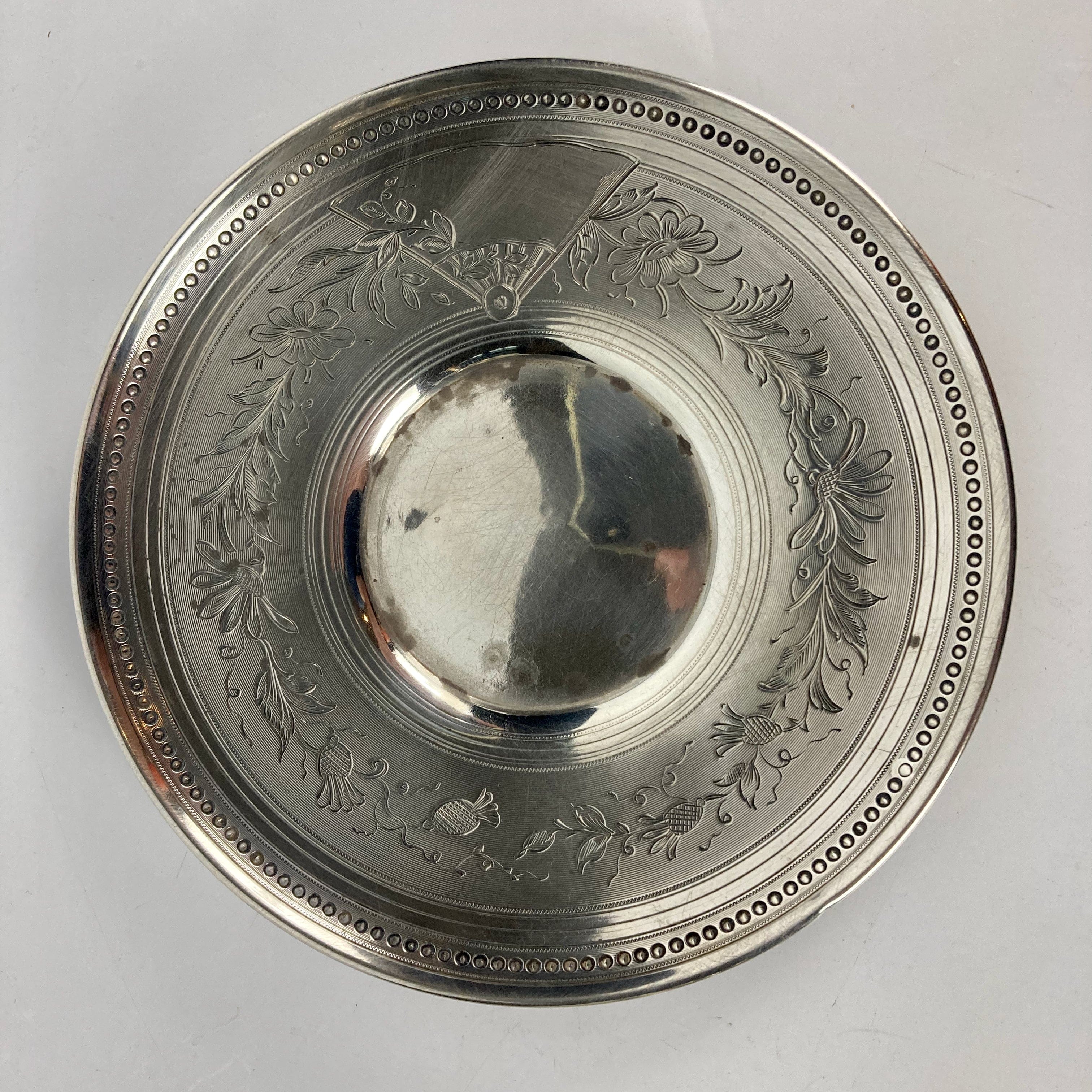 Tasse à thé argent massif vermeil fin XIX