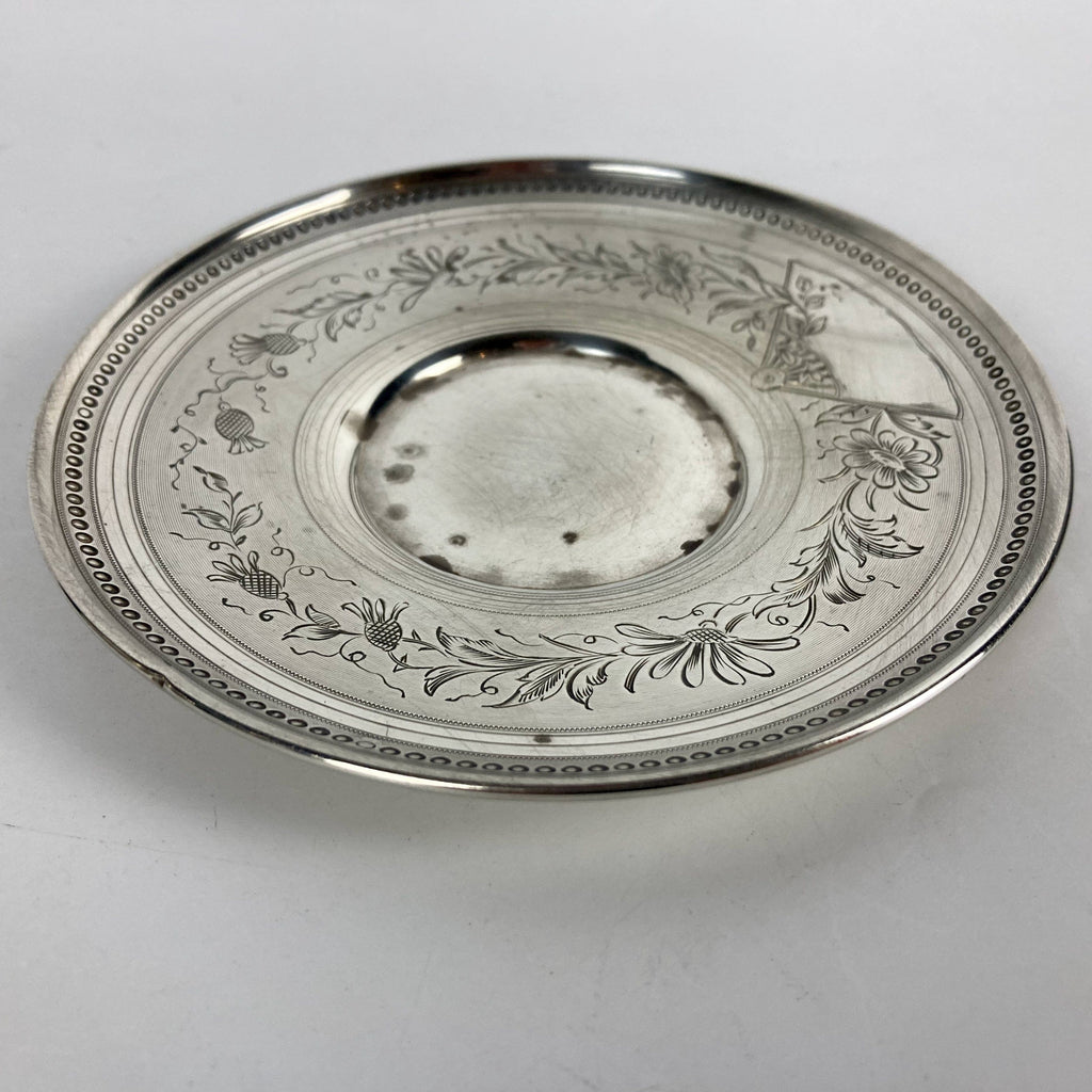Tasse à thé argent massif vermeil fin XIX