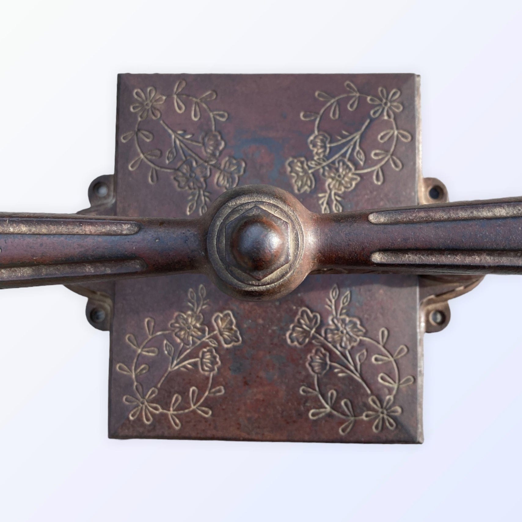 Ancienne presse à relier fonte XIXe