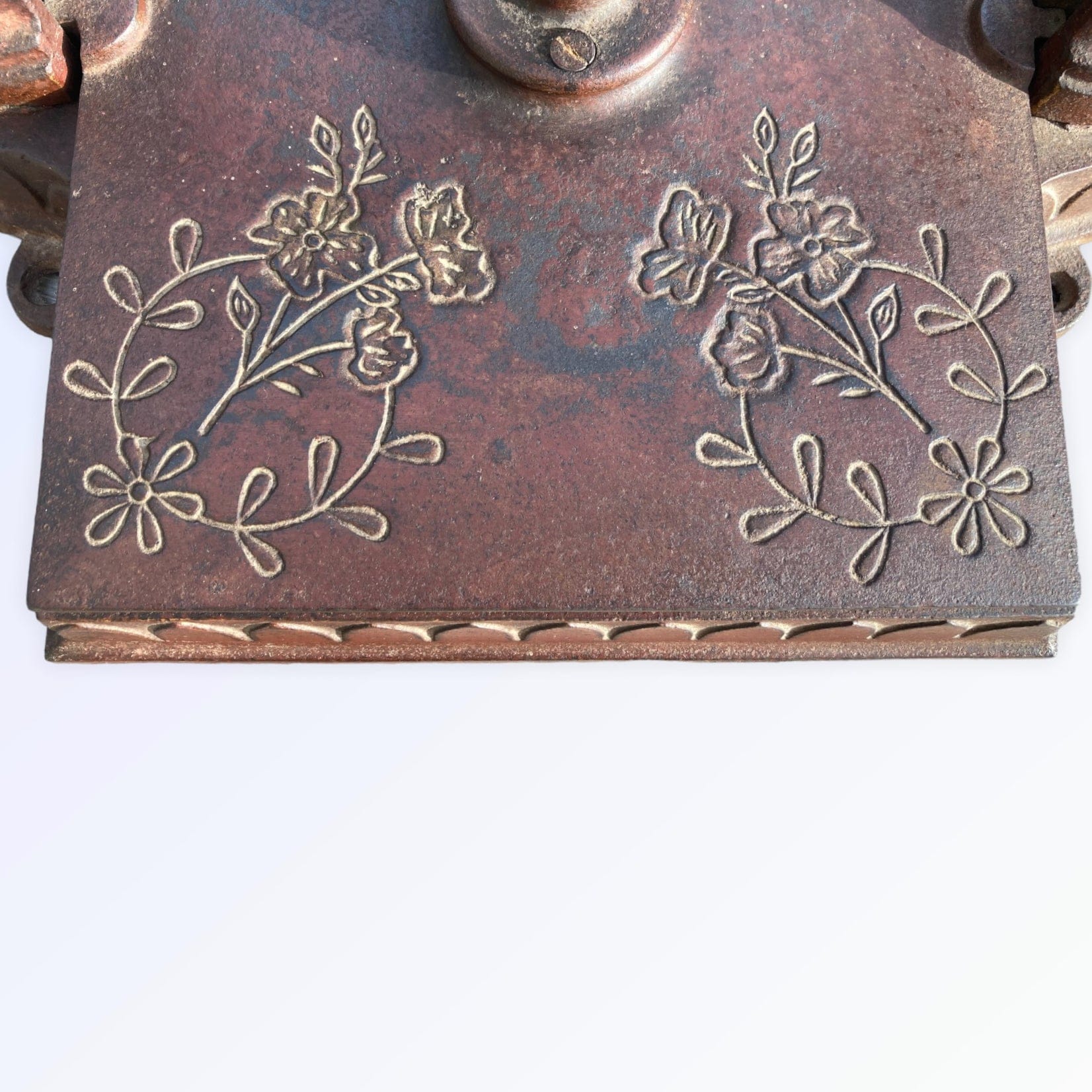 Ancienne presse à relier fonte XIXe