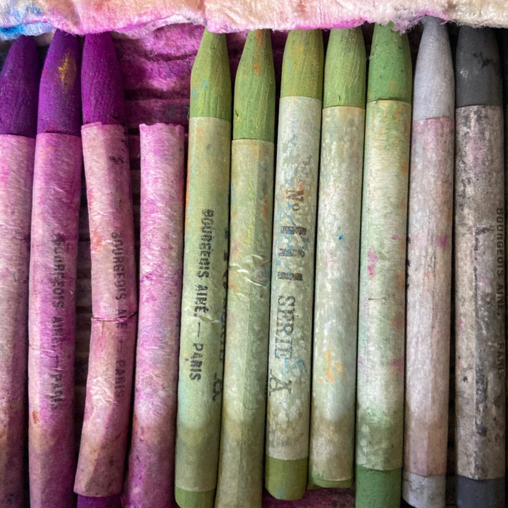 Pastels anciens Bourgeois ainé