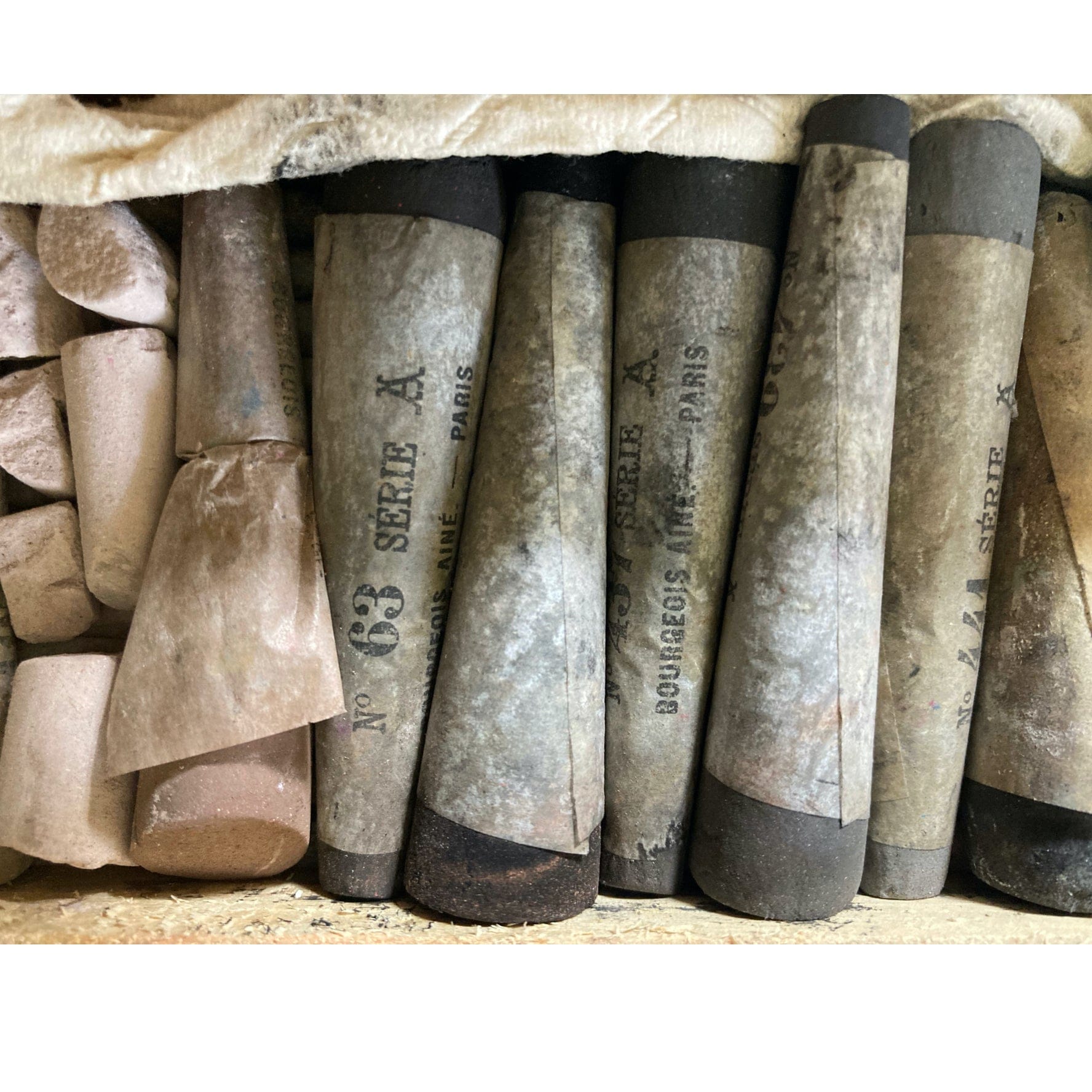 Pastels anciens Bourgeois ainé