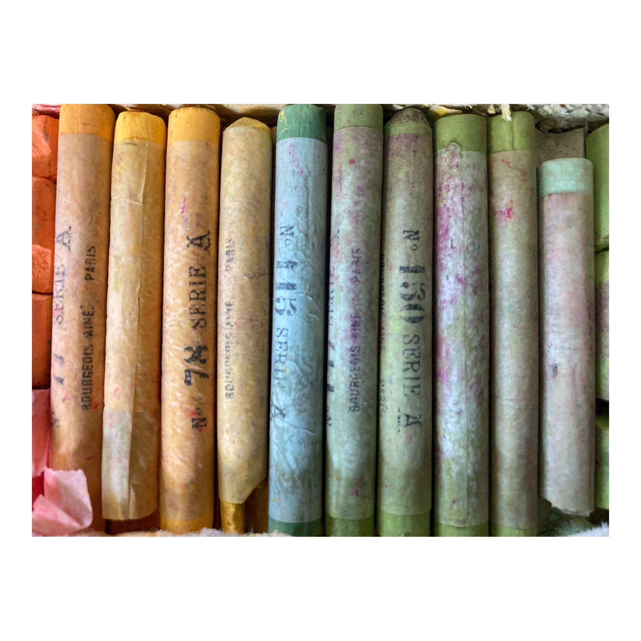 Pastels anciens Bourgeois ainé
