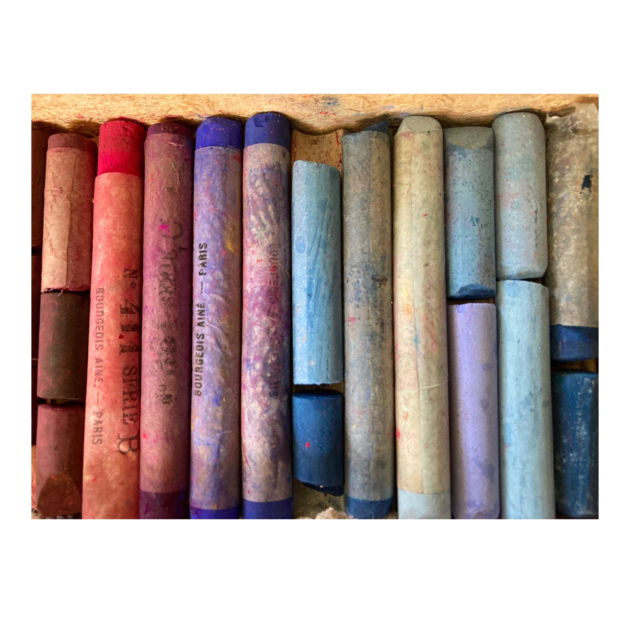Pastels anciens Bourgeois ainé