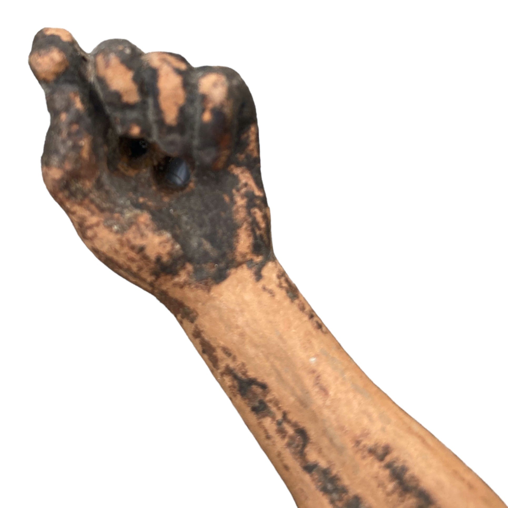 Grand Christ ancien en bois sculpté