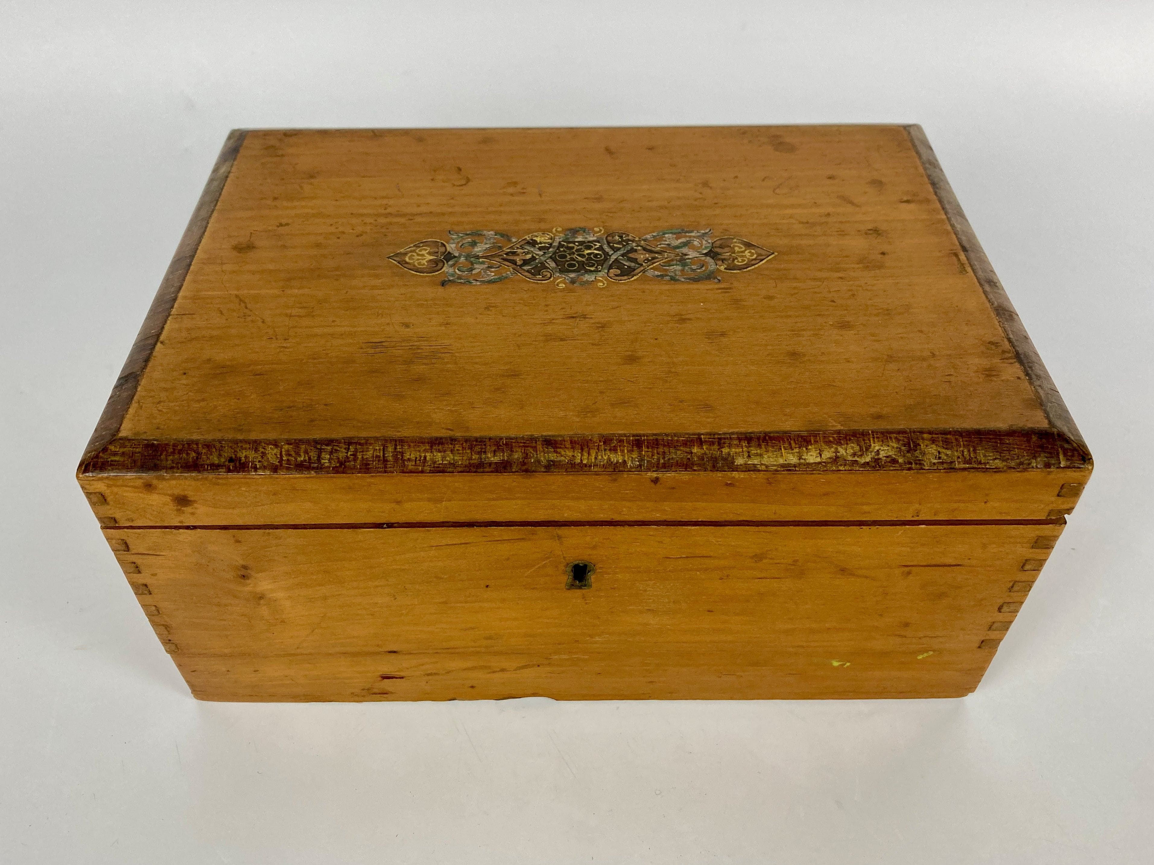 Ancien coffret de campagne voyage aquarelle 1900 boite aquarelliste