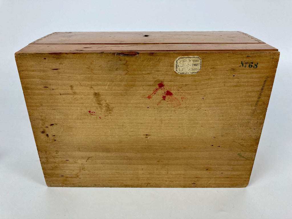 Ancien coffret de campagne voyage aquarelle 1900 boite aquarelliste