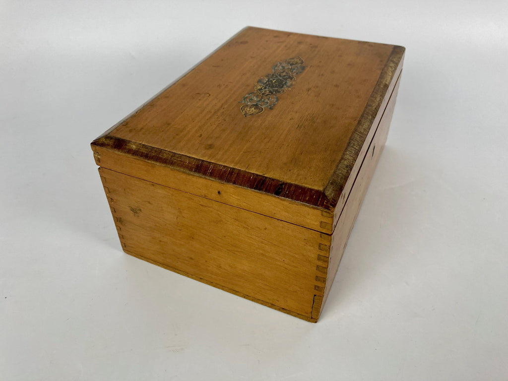 Ancien coffret de campagne voyage aquarelle 1900 boite aquarelliste