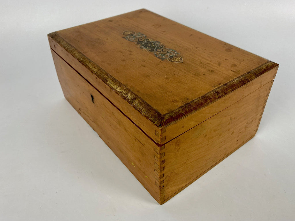 Ancien coffret de campagne voyage aquarelle 1900 boite aquarelliste