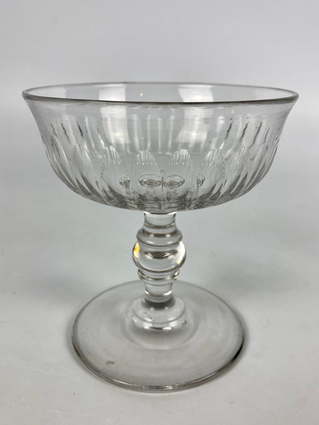 Coupe Champagne Cristal Taillé début XXème