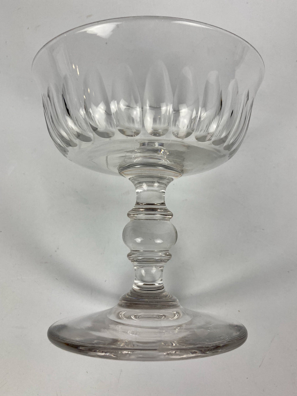 Coupe Champagne Cristal Taillé début XXème