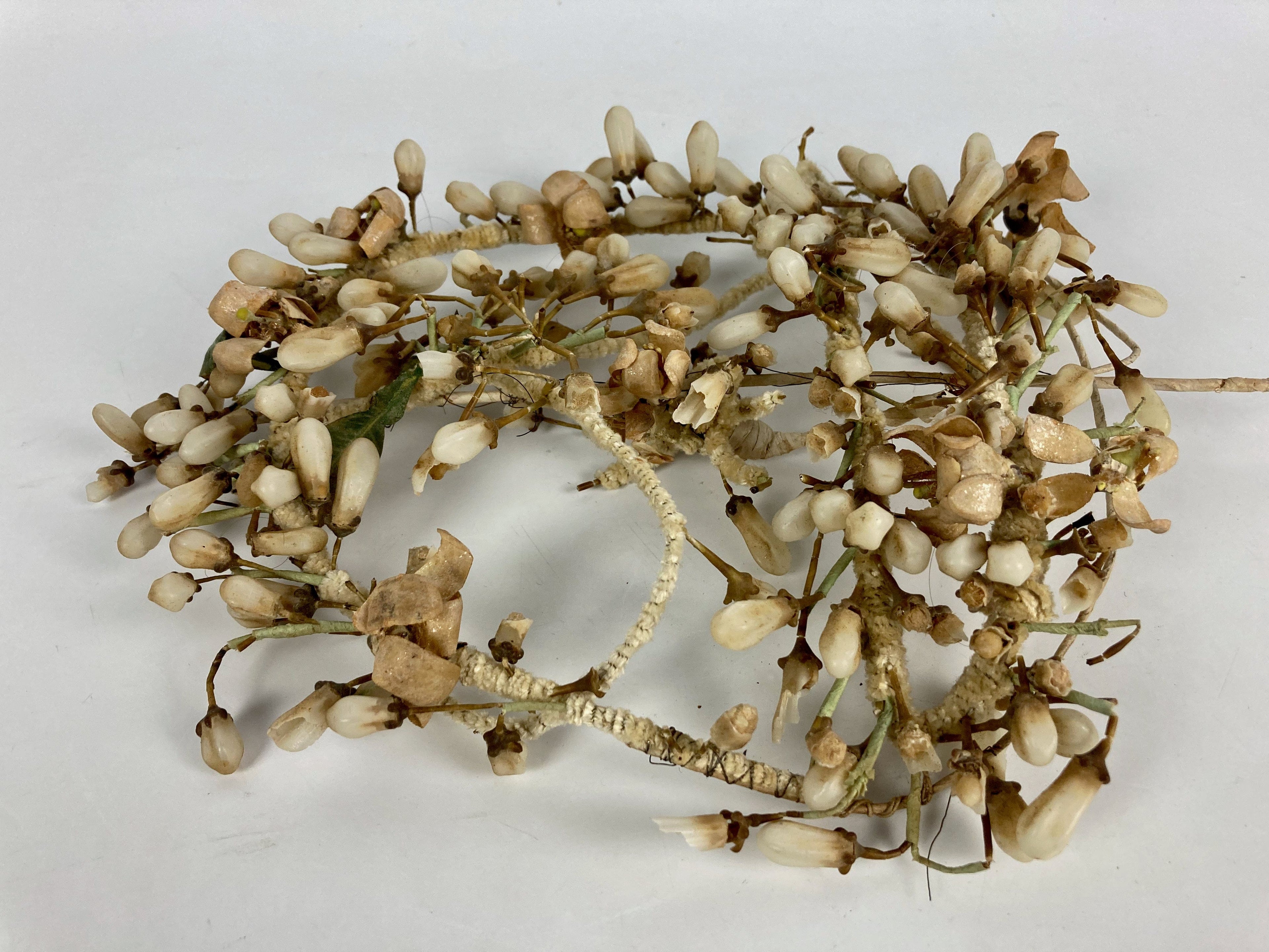 Ancienne couronne de mariée fin xix 1900