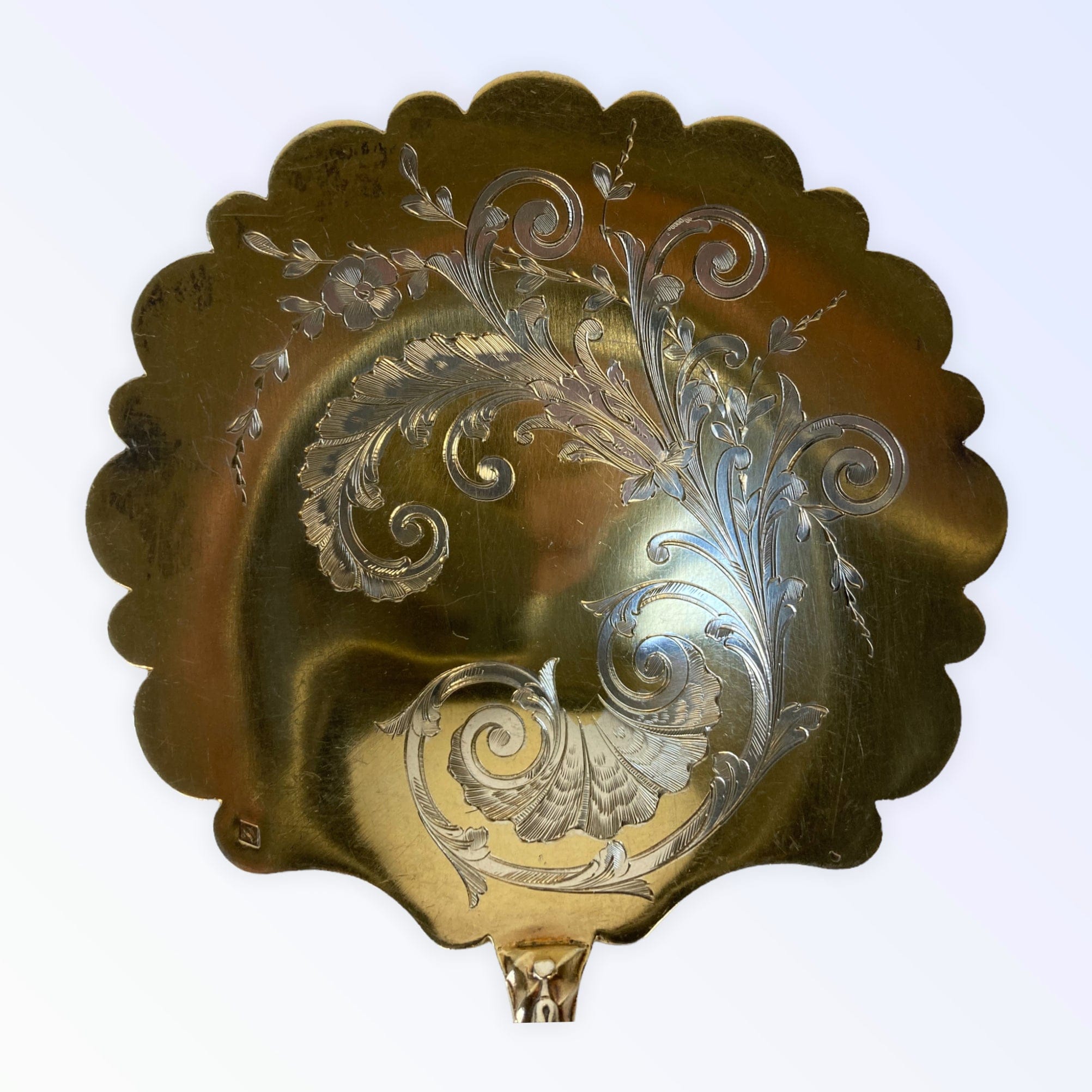 Anciens couverts à fraises argent vermeillé M.O Leneuf Victor