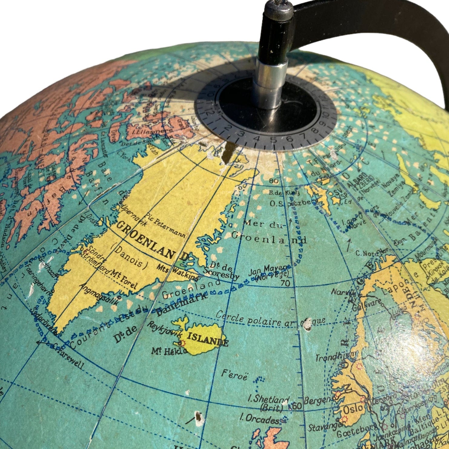 Globe terrestre vintage George Philip