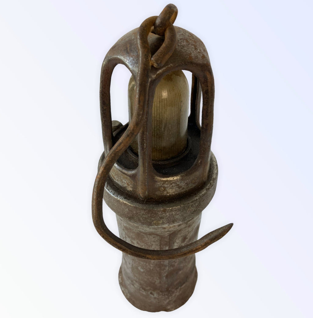 Ancienne lampe de mineur Arras