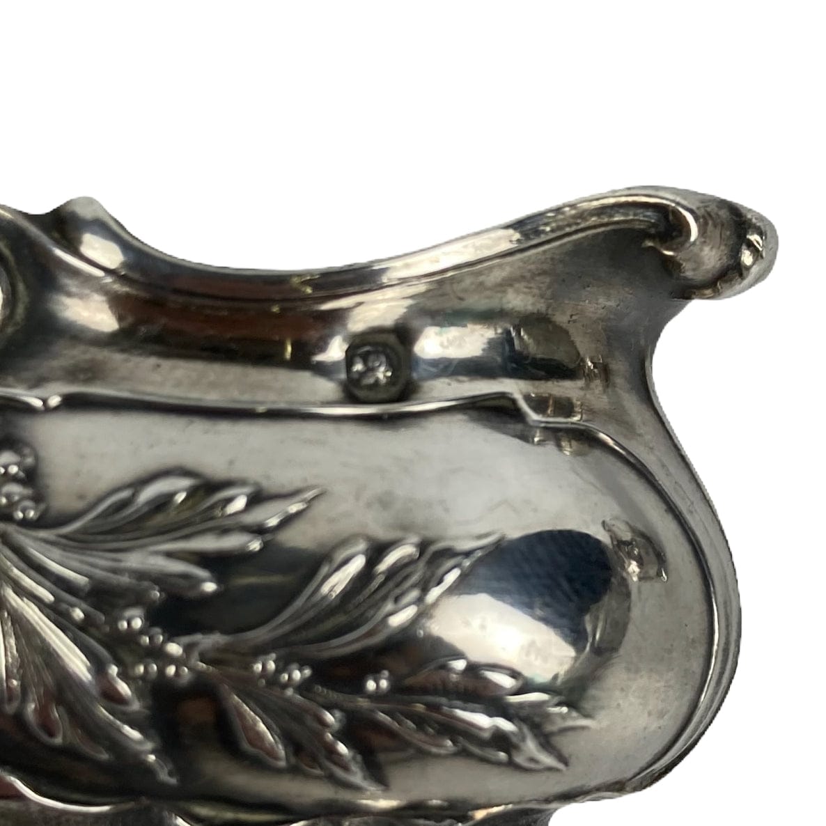 Paire de salerons argent massif fin XIXe.