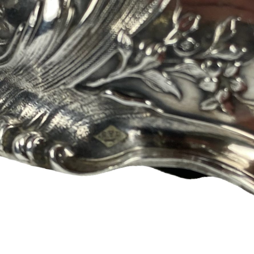 Paire de salerons argent massif fin XIXe.