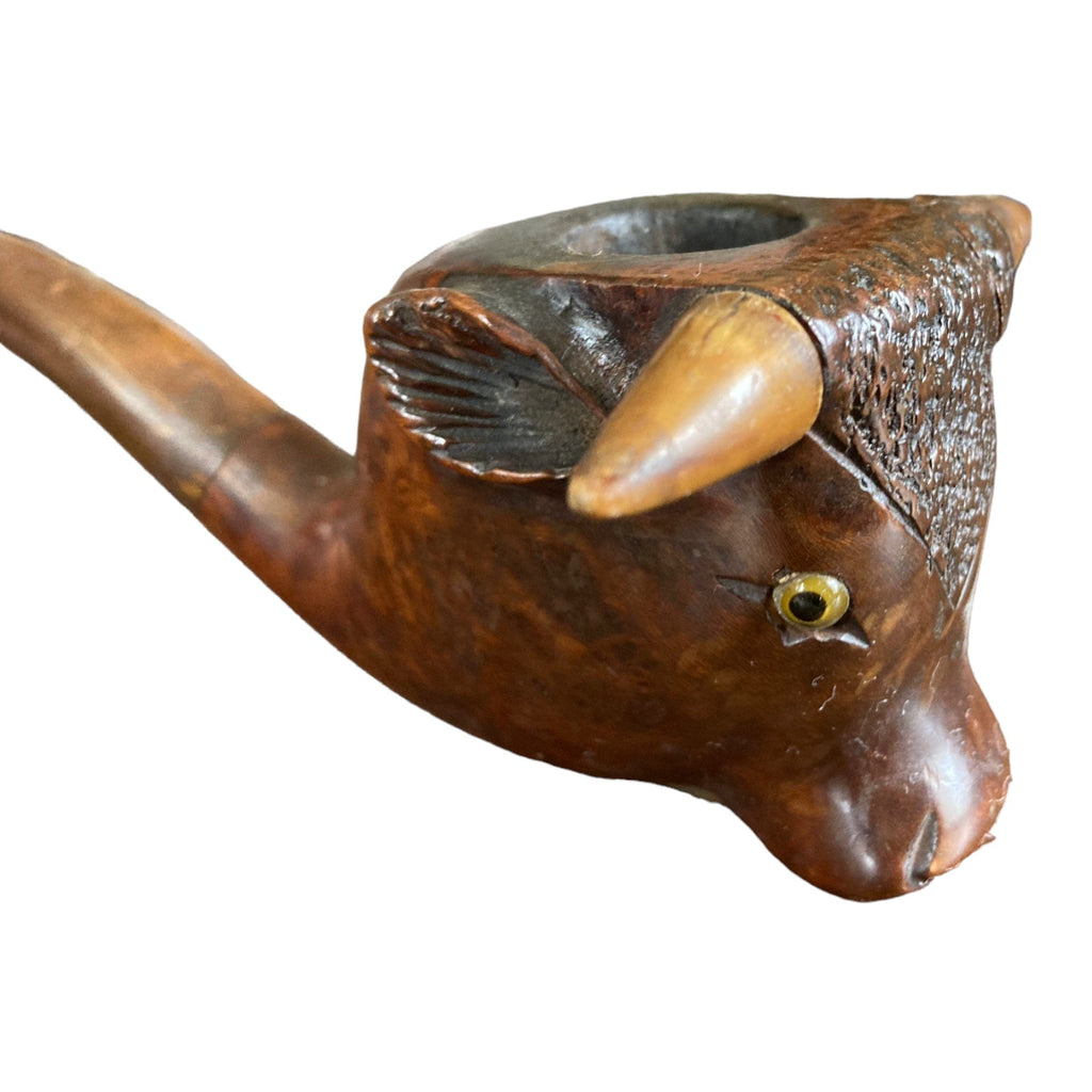 pipe bruyère tête de taureau