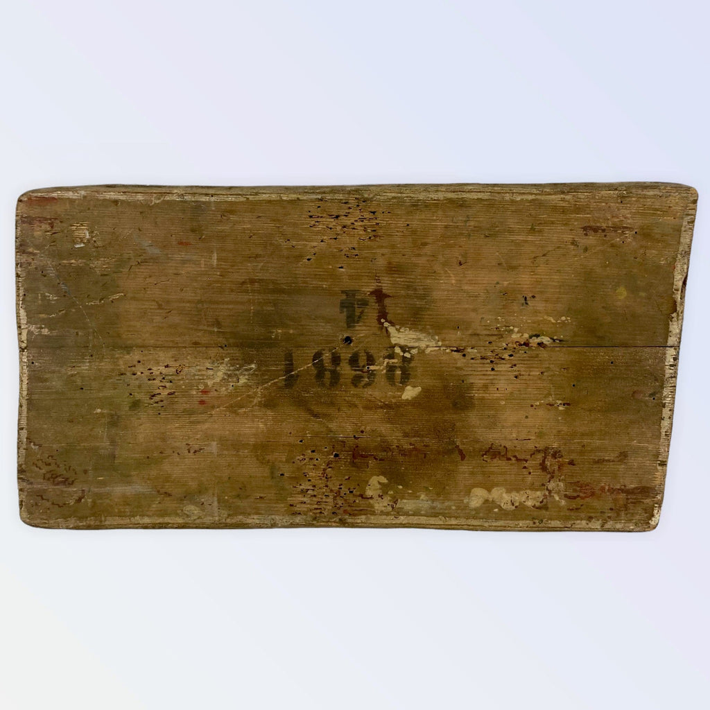 Plaque bois gravé impression à la planche XIX ème indienne soierie