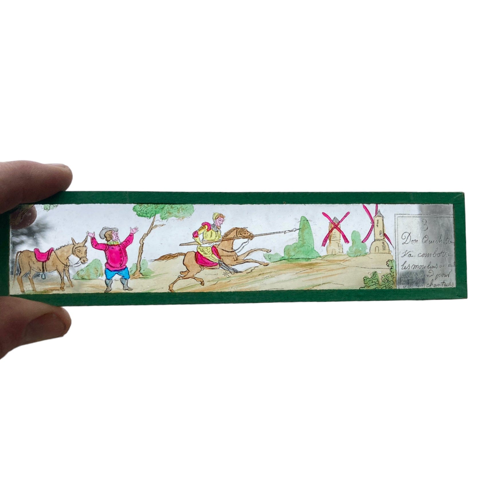 Plaques verre pour lanterne magique