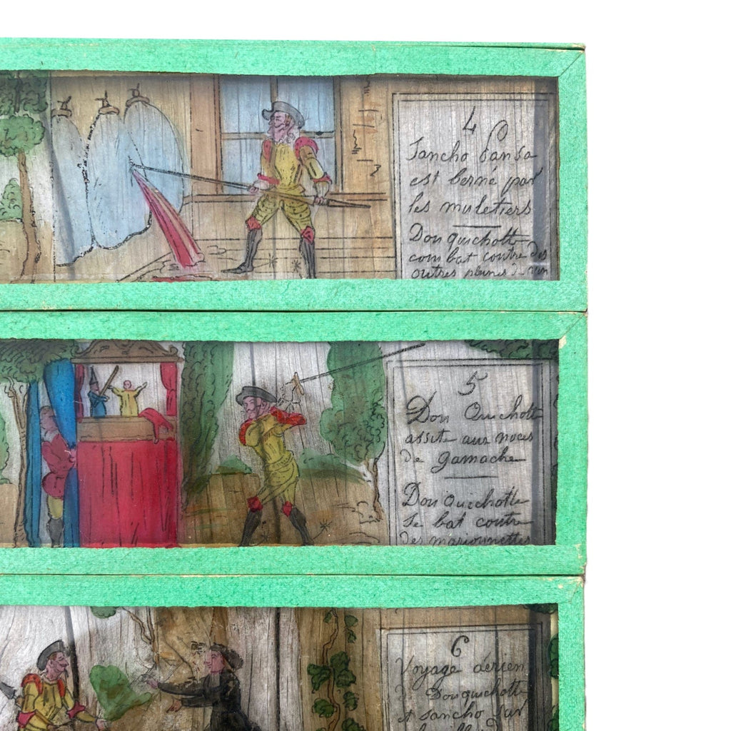 Plaques verre pour lanterne magique