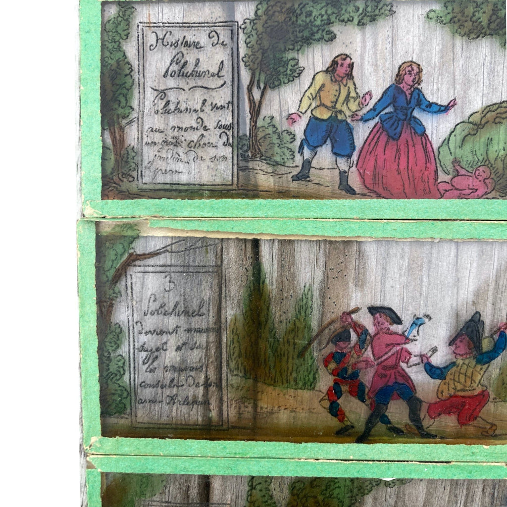 Plaques verre pour lanterne magique