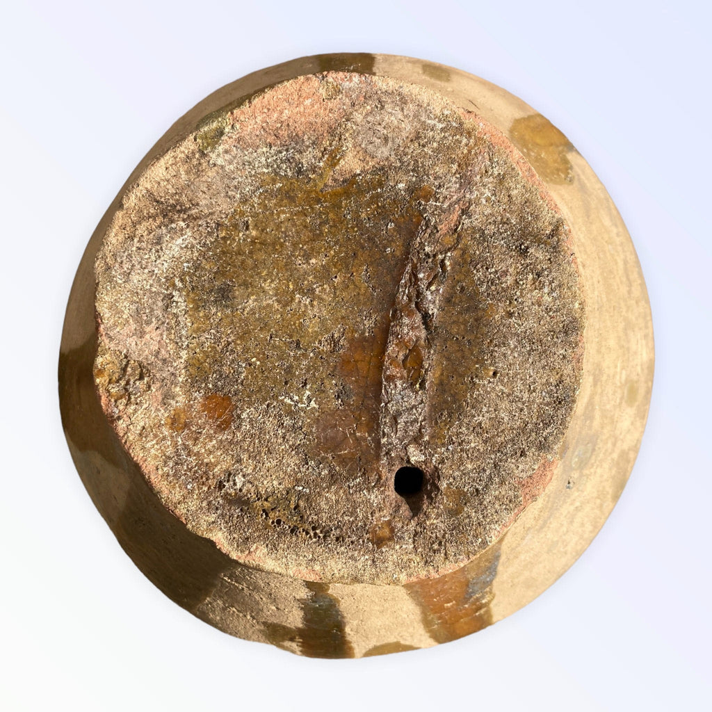 Pot à confit jaune et vert