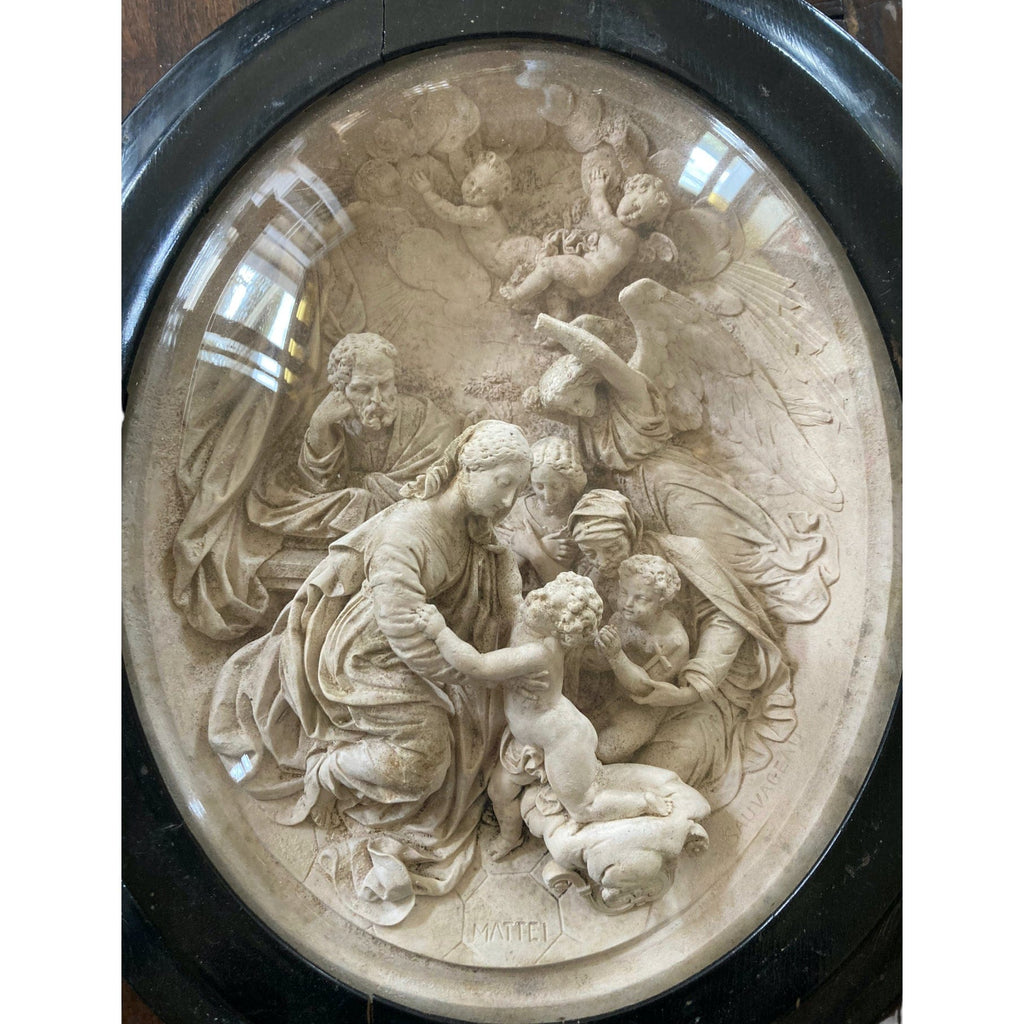 reliquaire L' Adoration Mattei Sauvageau XIXe