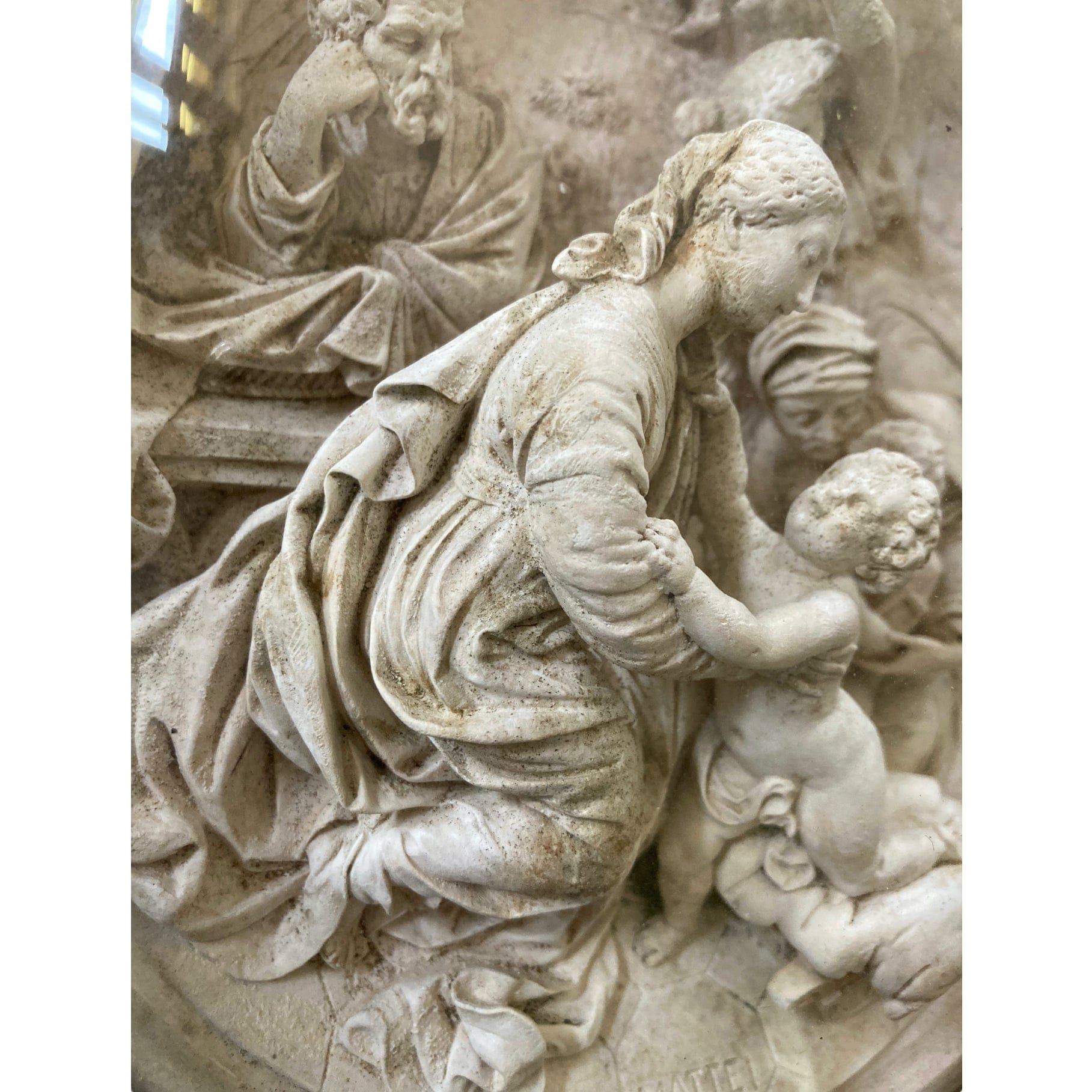 reliquaire L' Adoration Mattei Sauvageau XIXe