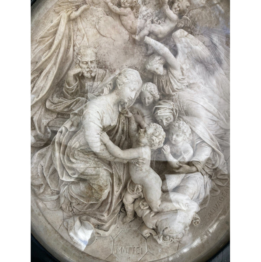 reliquaire L' Adoration Mattei Sauvageau XIXe