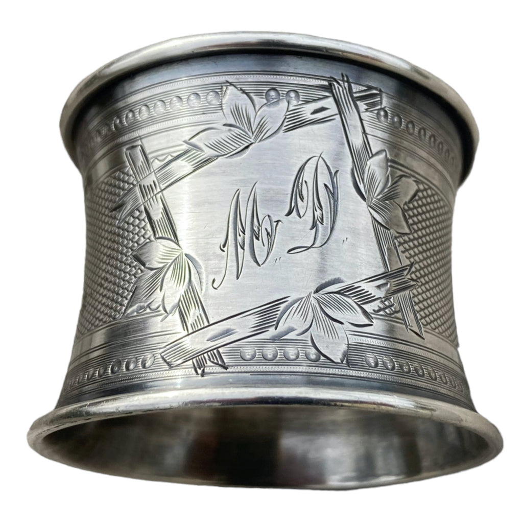 Rond de serviette argent massif