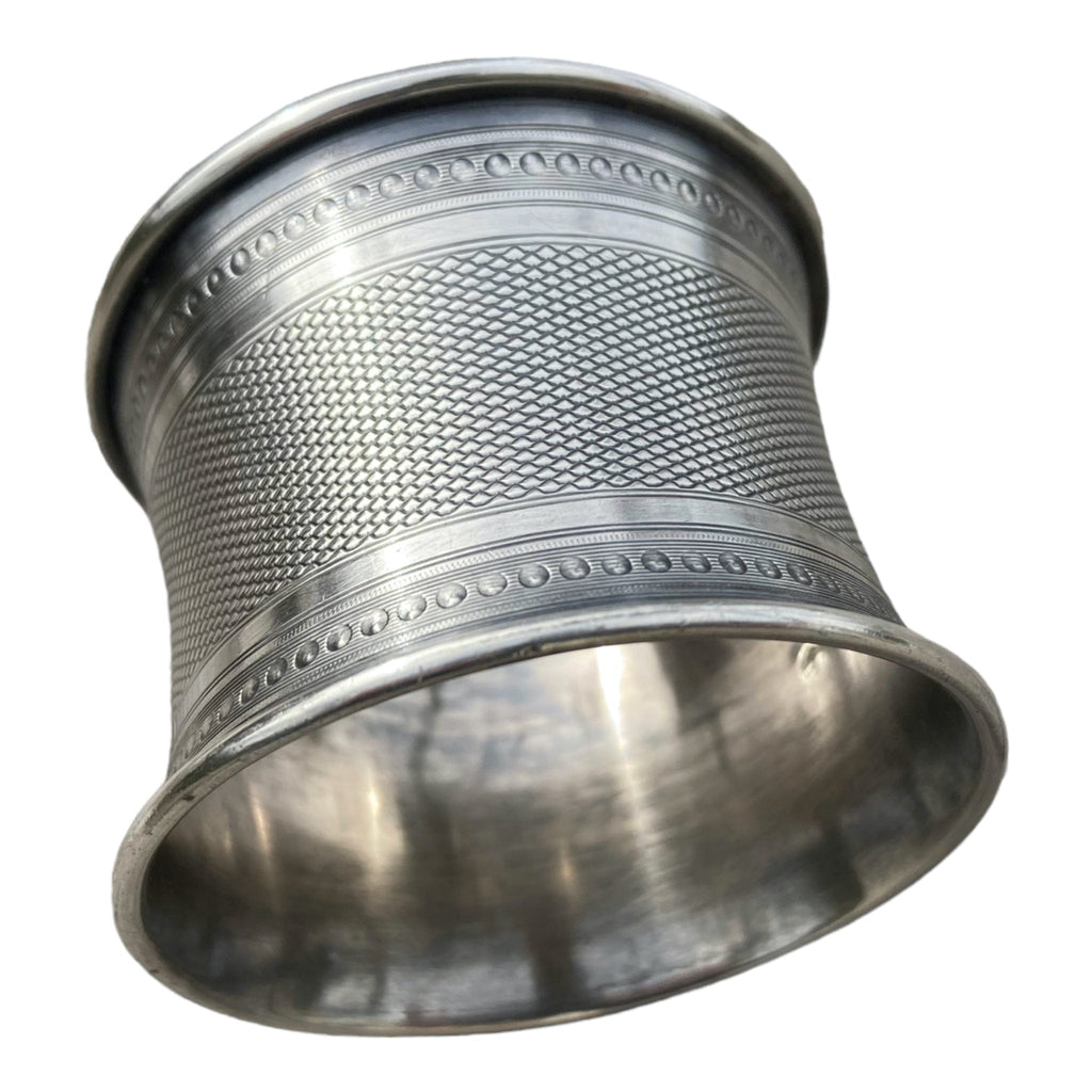 Rond de serviette argent massif